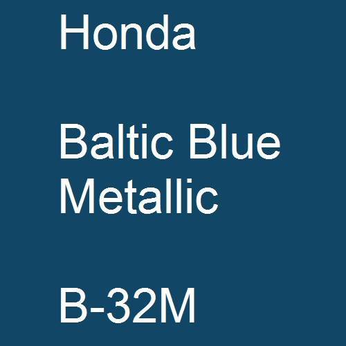 Honda, Baltic Blue Metallic, B-32M.